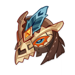 Demon-Warrior's Feather Mask