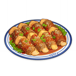 Matsutake Meat Rolls